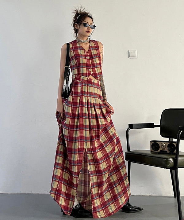 Faux Two-piece Dress